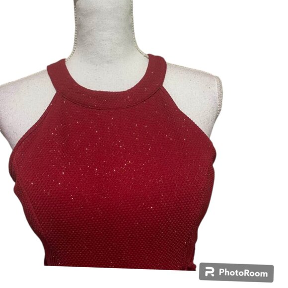 Emerald Sundae A-Line Flirty Sleeveless Mini Holiday Event Party Sequins… - Picture 9 of 15